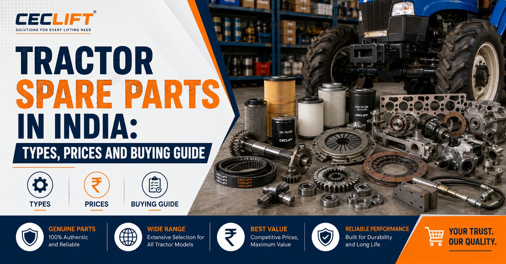 You are currently viewing Tractor Spare Parts in India: Types, Prices and Buying Guide?